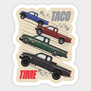 Taco Time Sticker